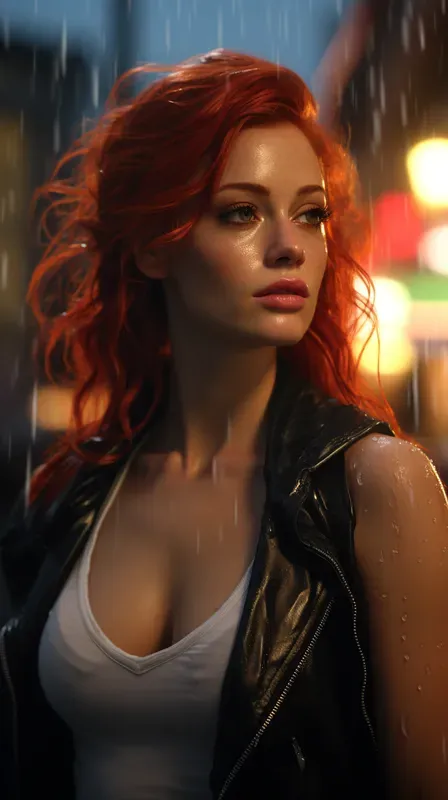Very Realistic Female Model Portraits