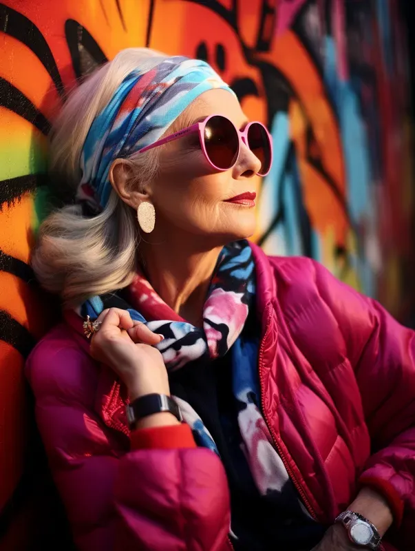 Women In Front Of Graffiti Wall Photos