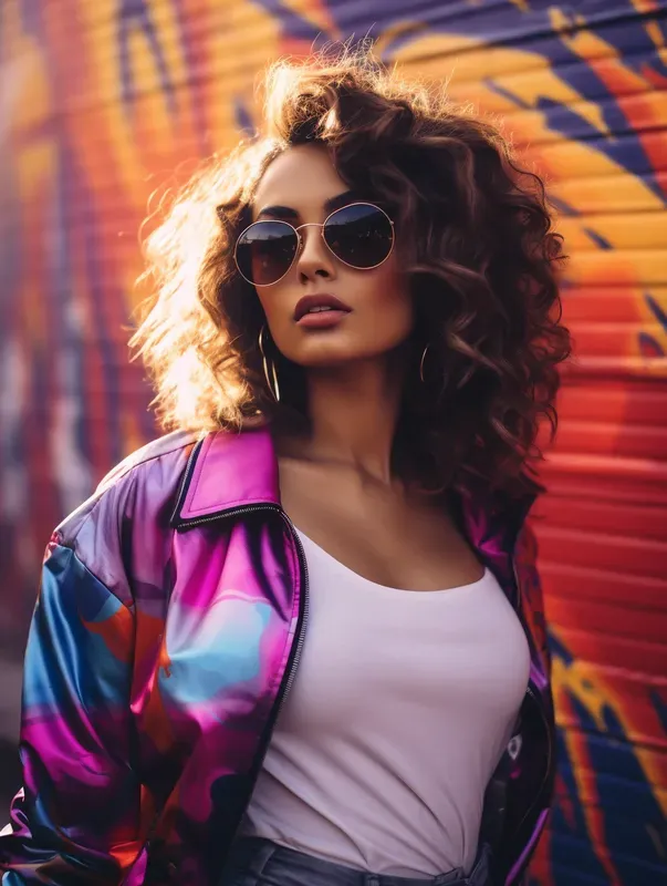 Women In Front Of Graffiti Wall Photos