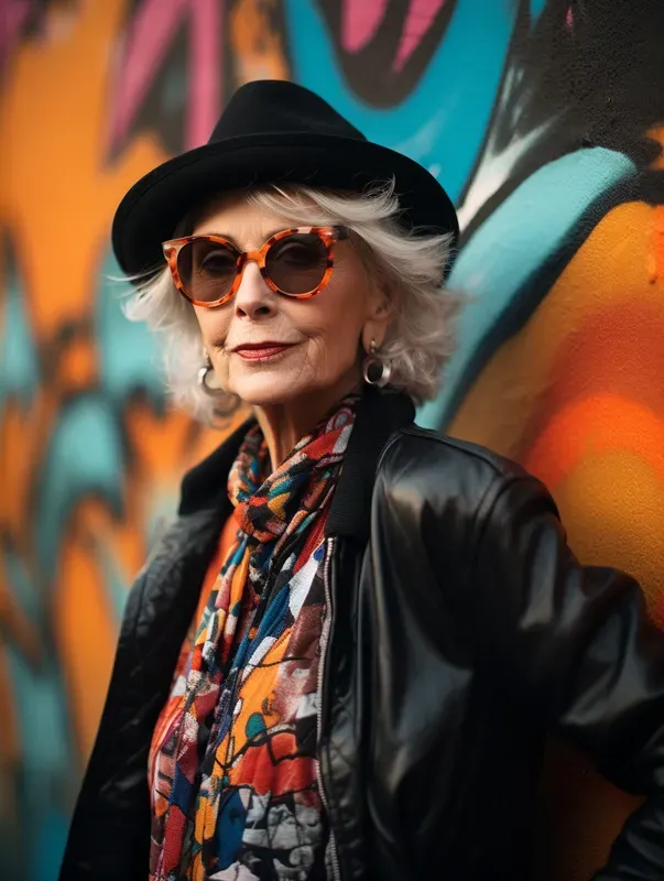 Women In Front Of Graffiti Wall Photos