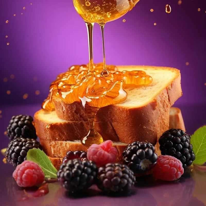 Realistic Toast Food Photographs