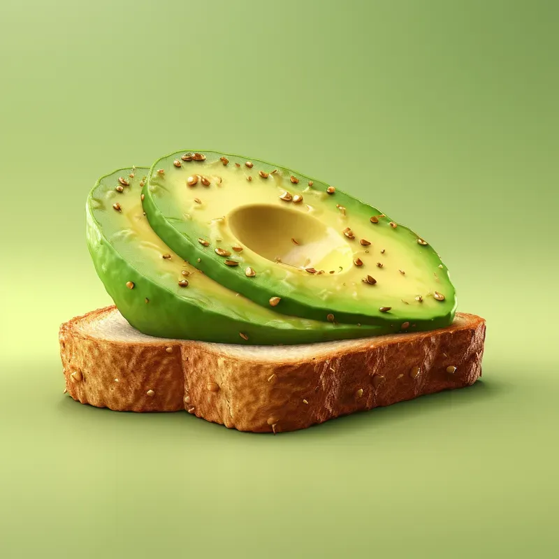 Realistic Toast Food Photographs