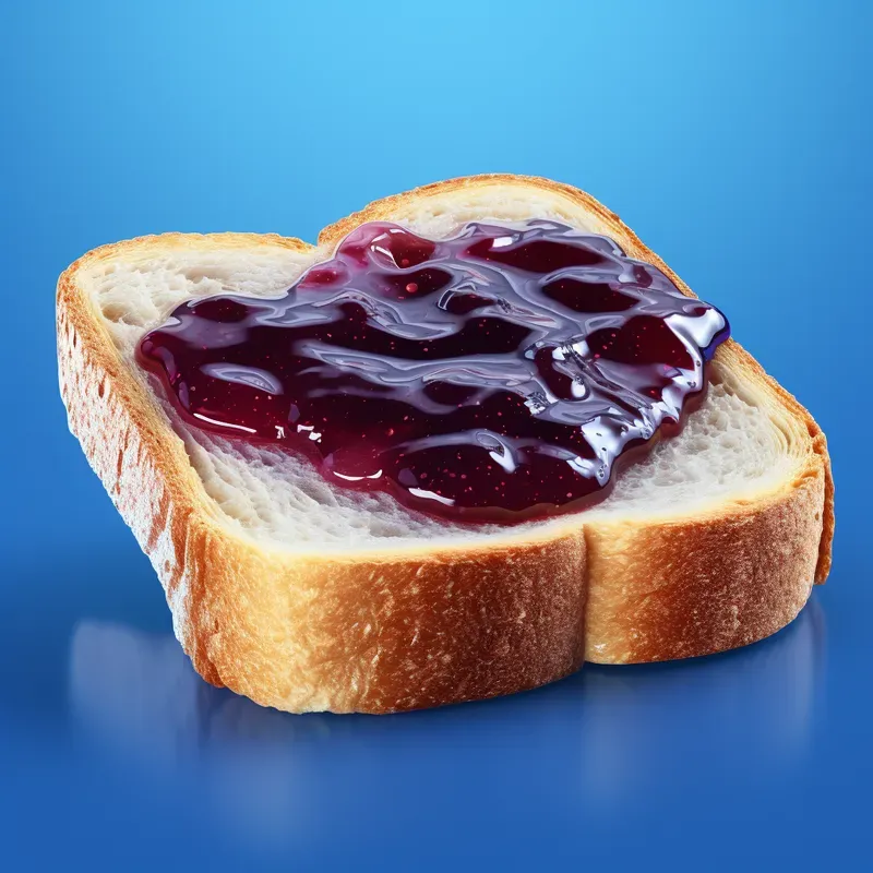 Realistic Toast Food Photographs