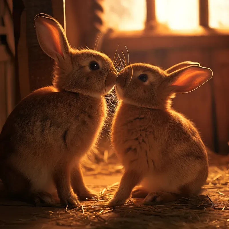 Romantic Cinematic Animal Couples Love