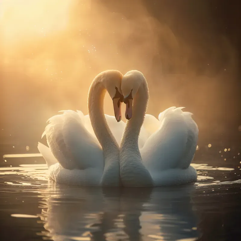 Romantic Cinematic Animal Couples Love