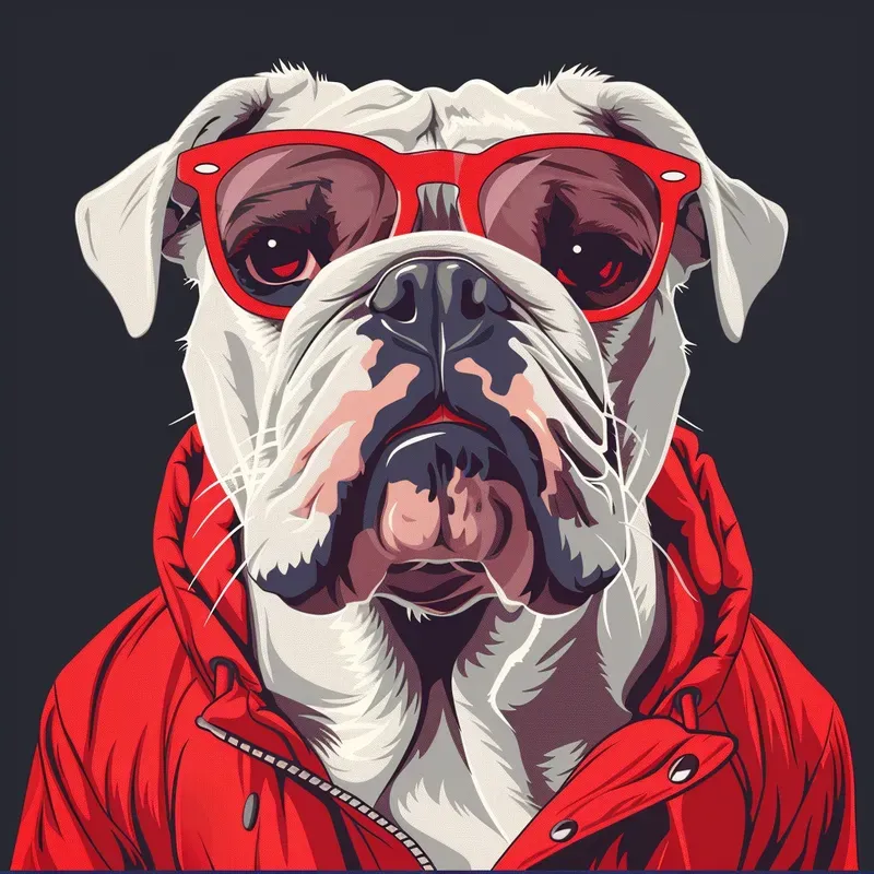 Funky Animal Illustrations With Clothing