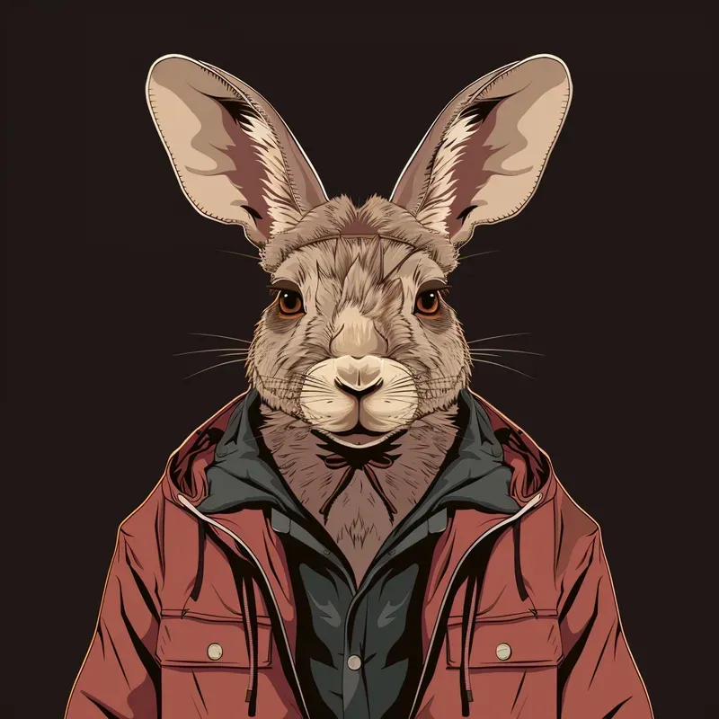 Funky Animal Illustrations With Clothing