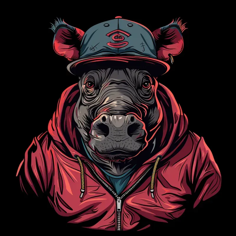 Funky Animal Illustrations With Clothing