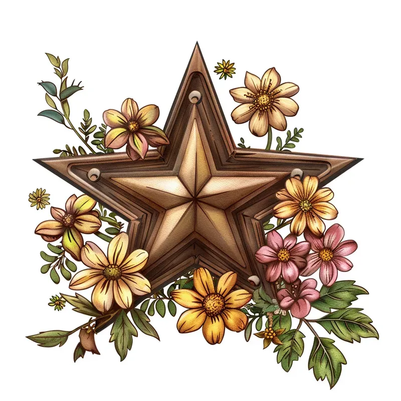Cowgirl Cowboy Watercolor Cliparts