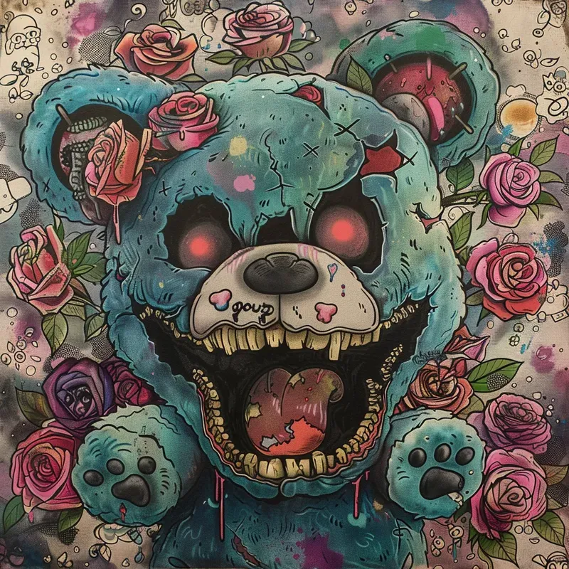 Japanese Anime Graffiti Art