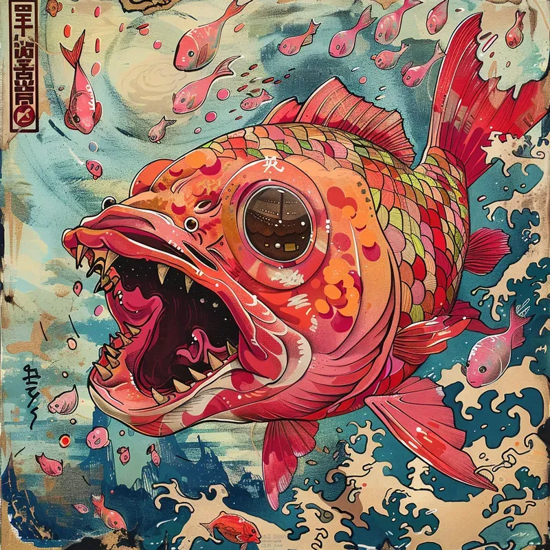 Japanese Anime Graffiti Art