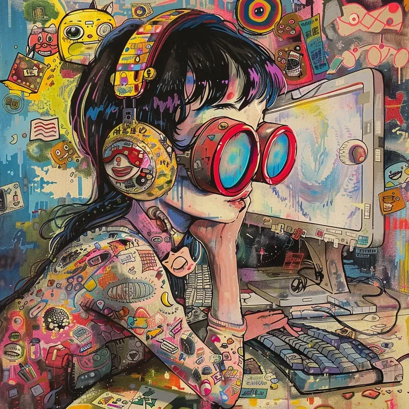 Japanese Anime Graffiti Art