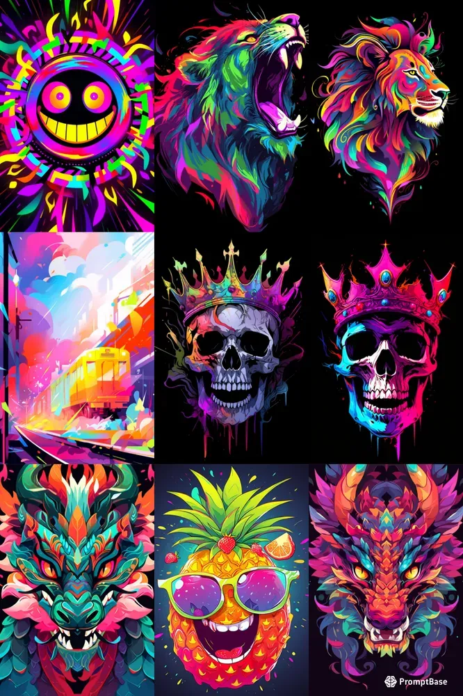 Colorful Vector Paintings