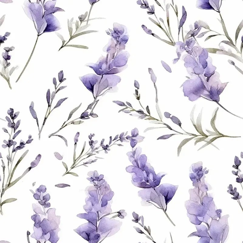 Watercolor Flower Patterns