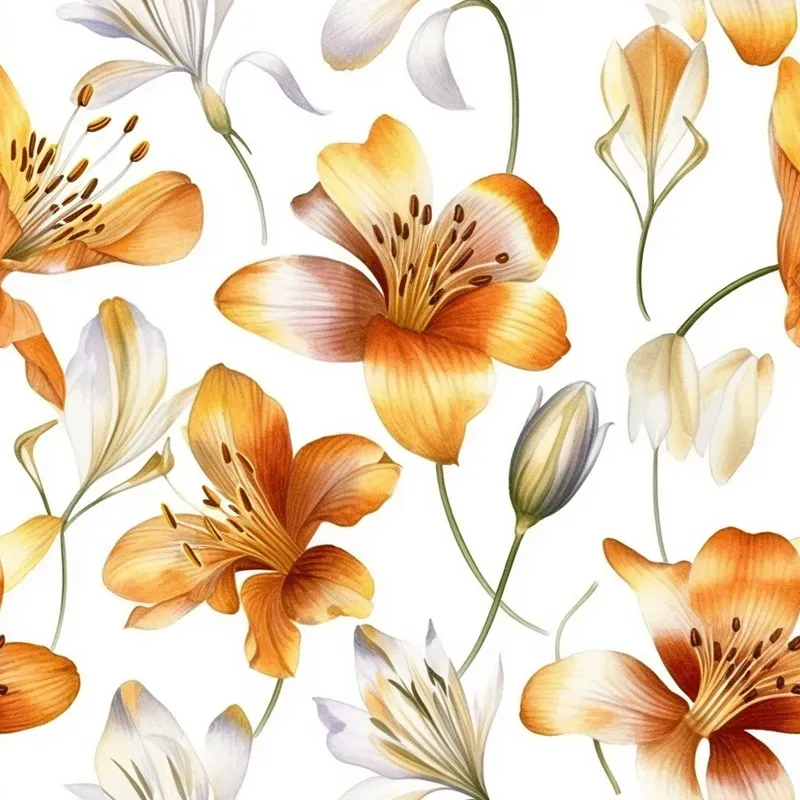 Watercolor Flower Patterns