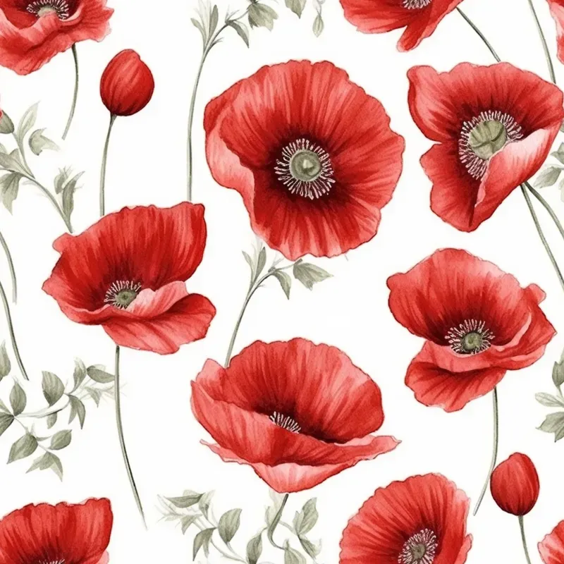 Watercolor Flower Patterns