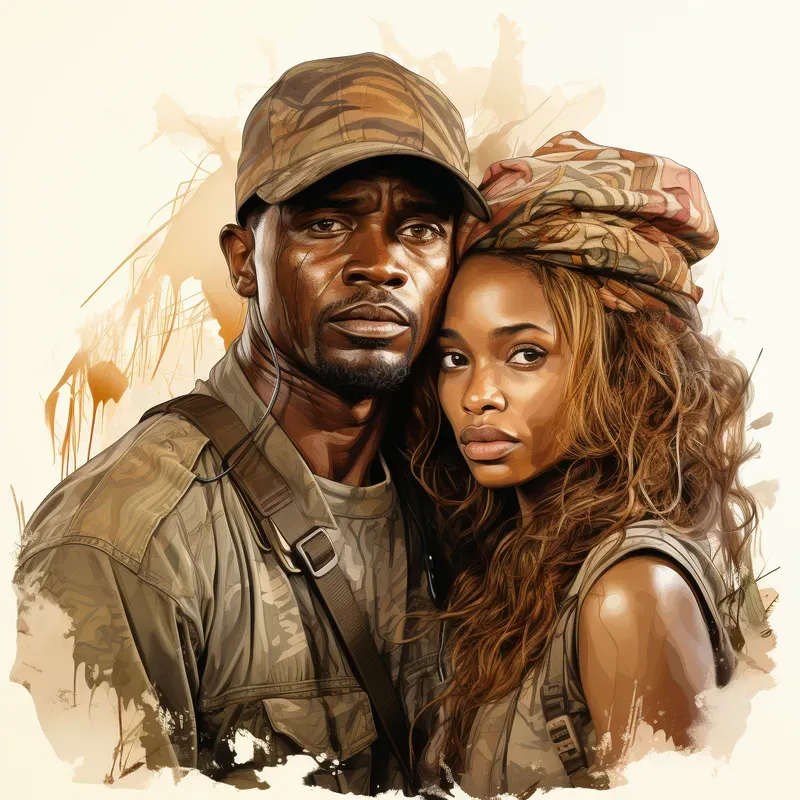 Detailed 2D Digital Line Art In Comic Books