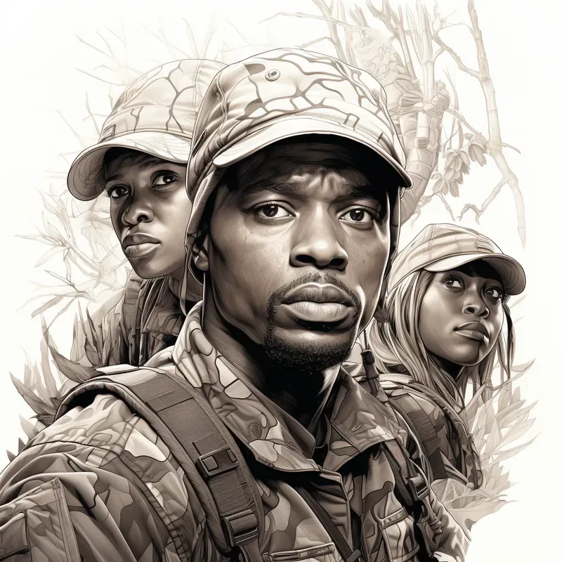 Detailed 2D Digital Line Art In Comic Books