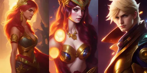 Fantasy Character Portraits generated by stable-diffusion