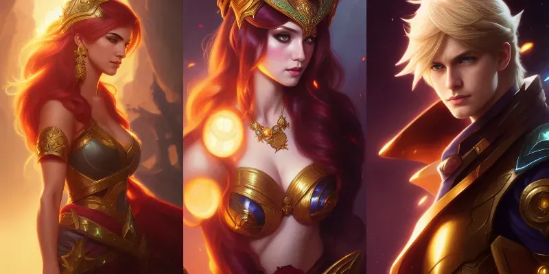 Fantasy Character Portraits generated by undefined