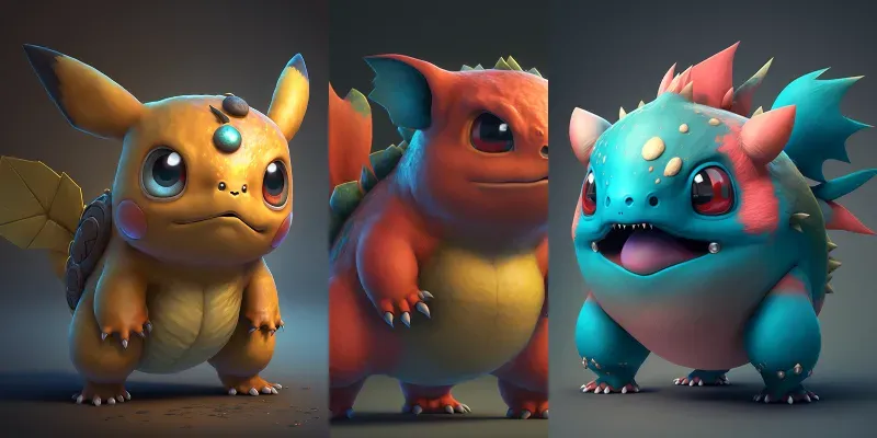 3D Pokemon generated by undefined