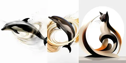 Abstract Style Art Works generated by midjourney