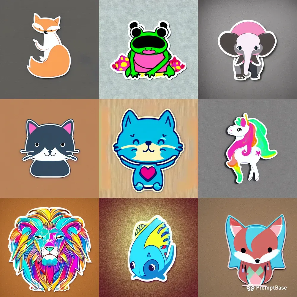 Cute Animals Stickers