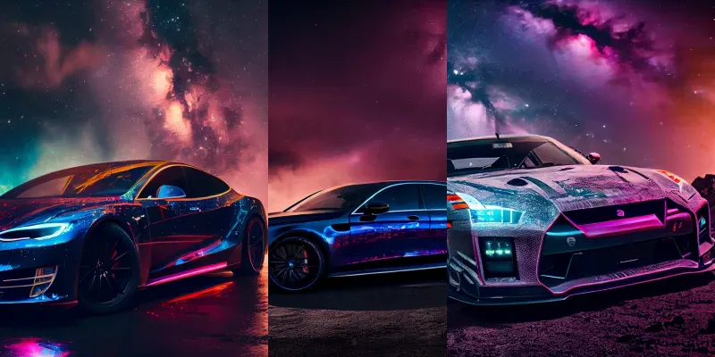 Cosmic Realistic Cars generated by undefined