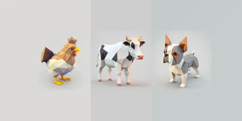 Low Poly Animals generated by undefined