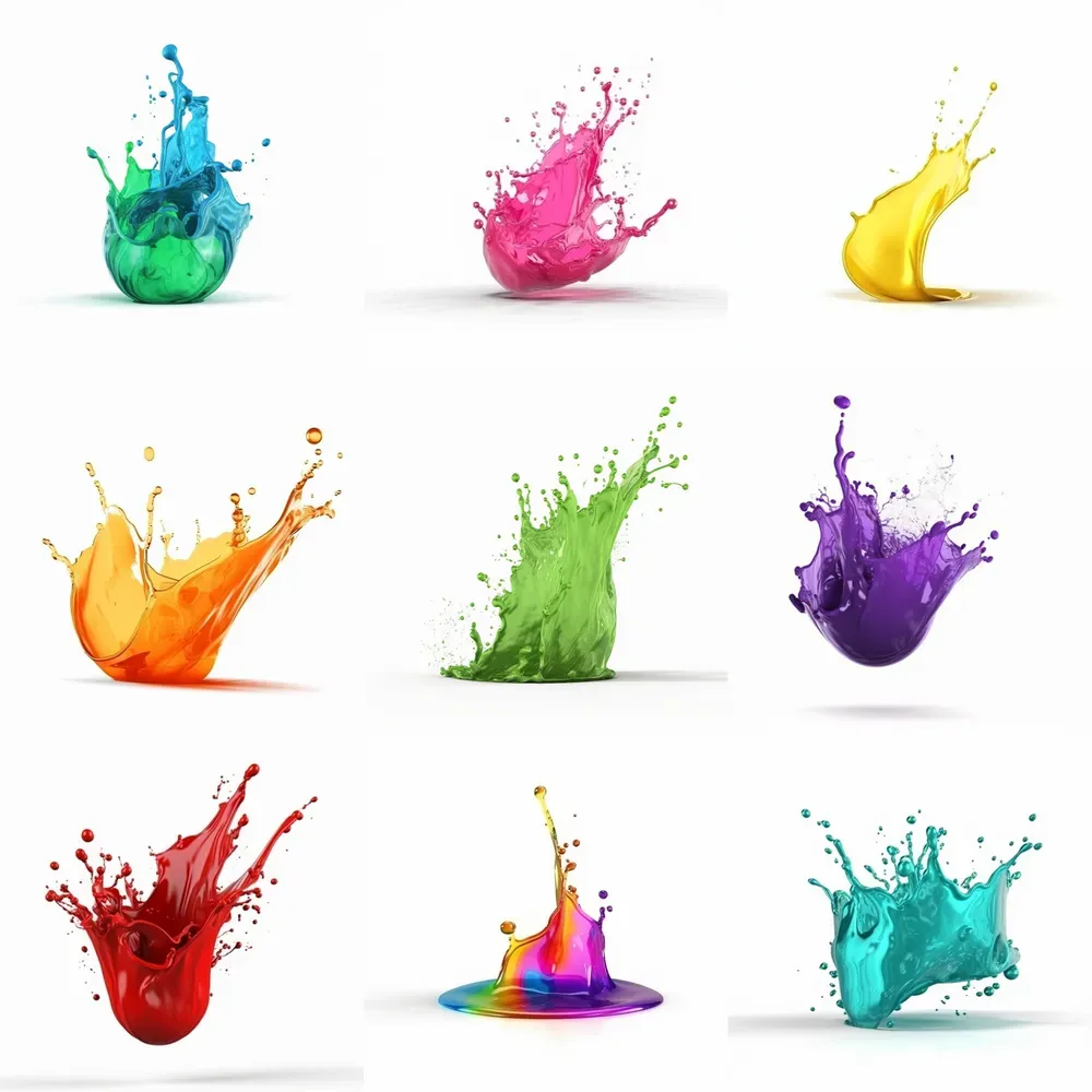 Splashes Of Color