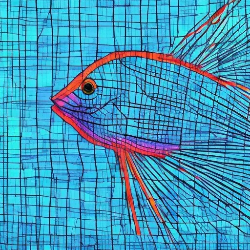 1980s Static Tv Screen Animals Retro Pop Art