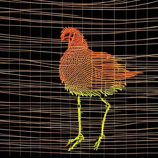 1980s Static Tv Screen Animals Retro Pop Art