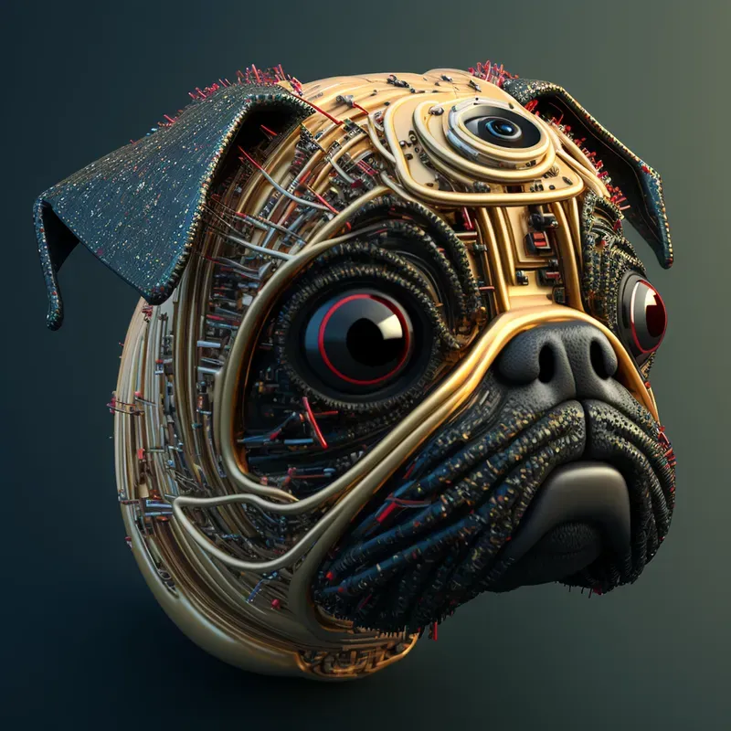 Cyborg Human Heads