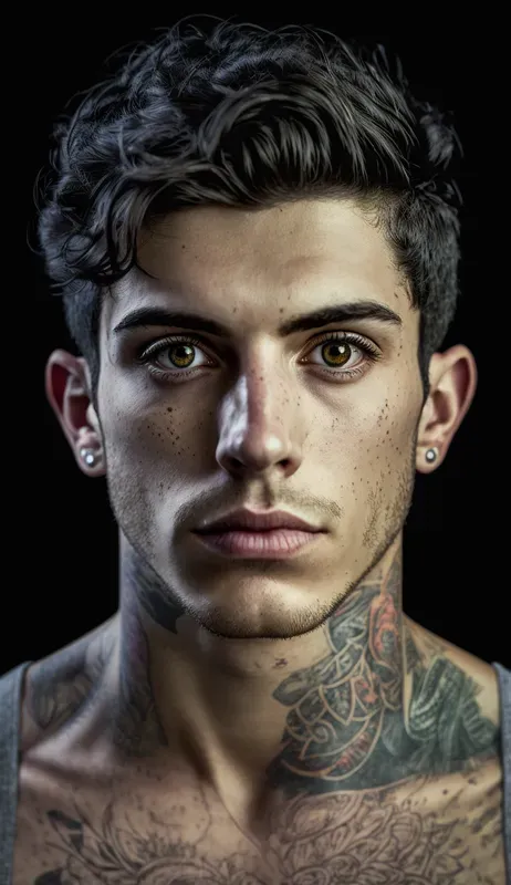 Photorealistic Portraits Of Men