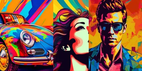 Turning Real Lives Into Pop Art generated by midjourney