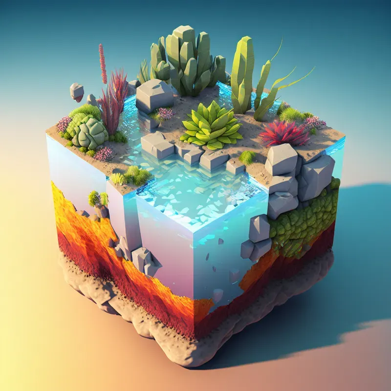 3d Mini World Scenes