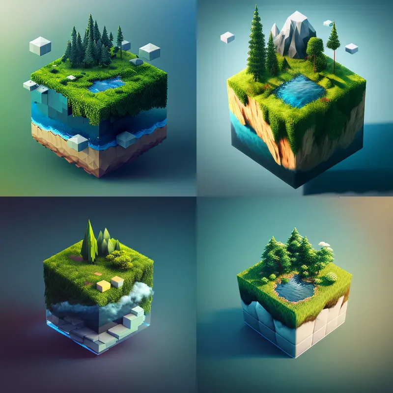 3d Mini World Scenes