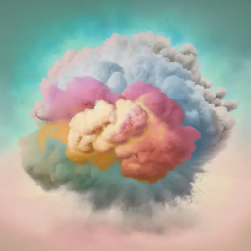 Colourful Cloud Bursts