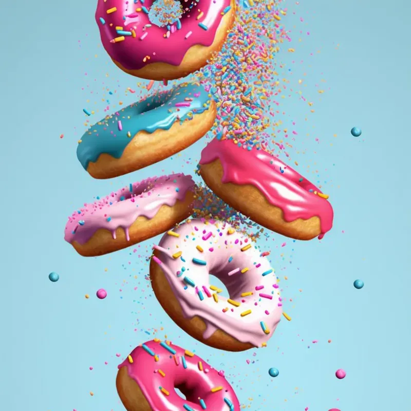 Falling Food Stock Images