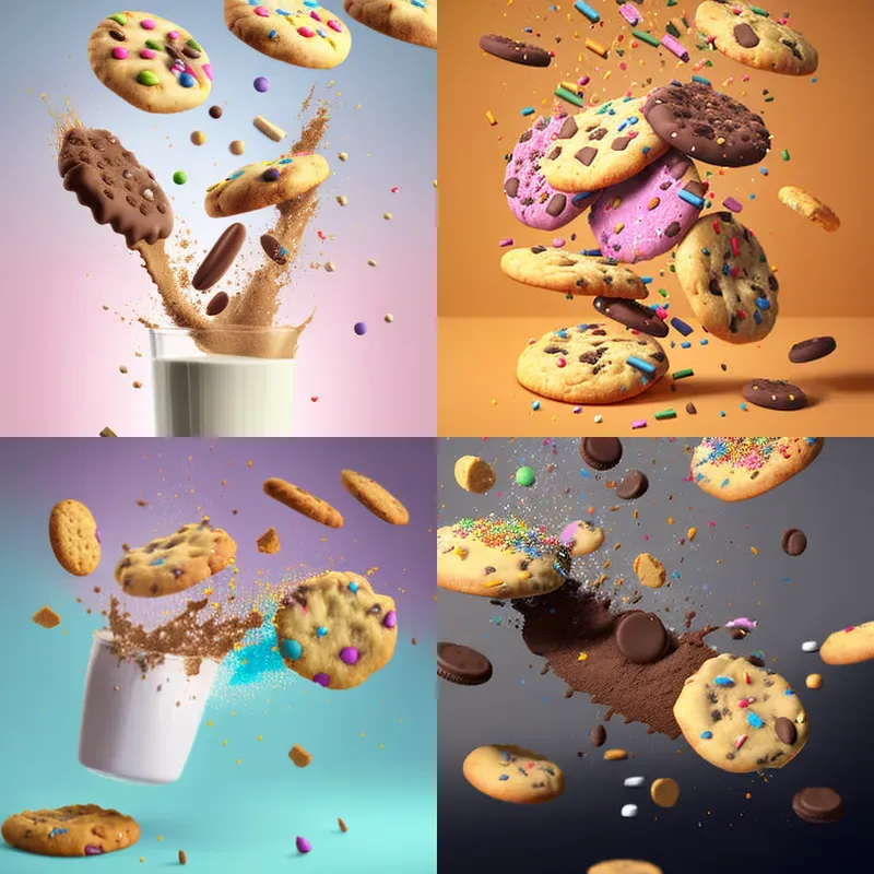 Falling Food Stock Images