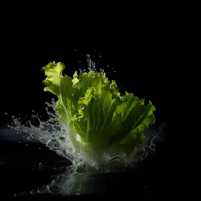 Water Splash Fruits Flowers Vegetables