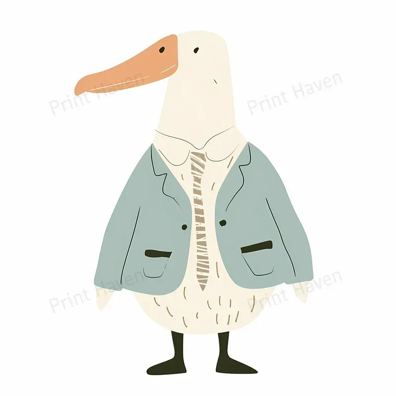 Simple And Adorable Animal Characters