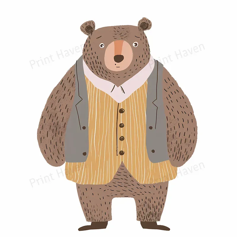 Simple And Adorable Animal Characters