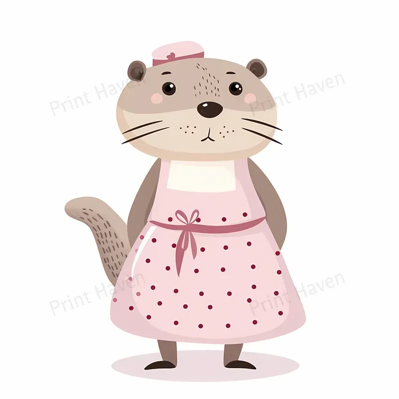 Simple And Adorable Animal Characters