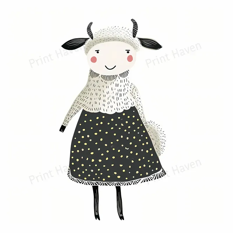 Simple And Adorable Animal Characters