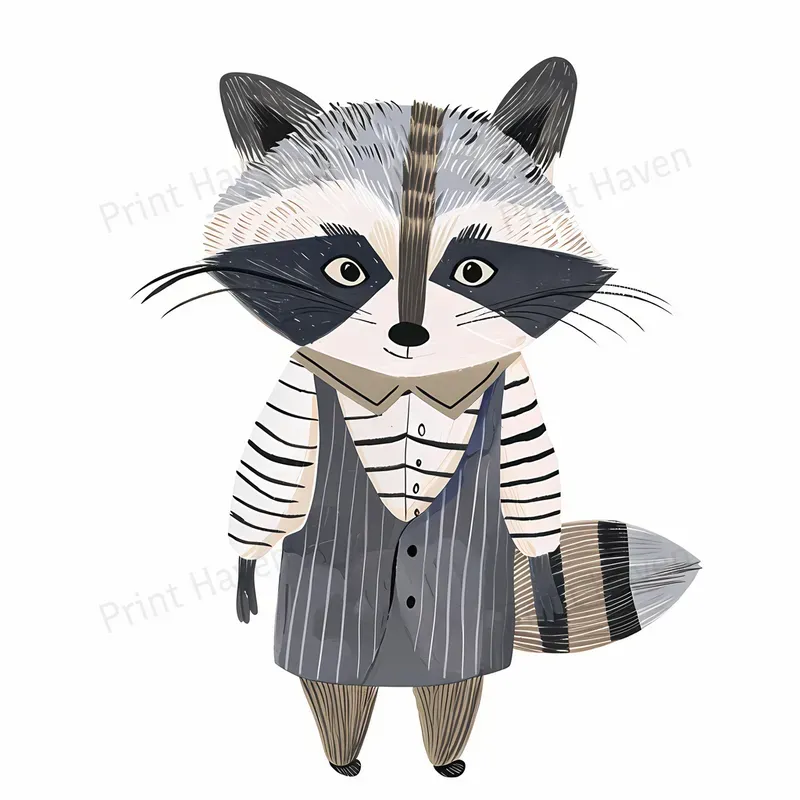 Simple And Adorable Animal Characters