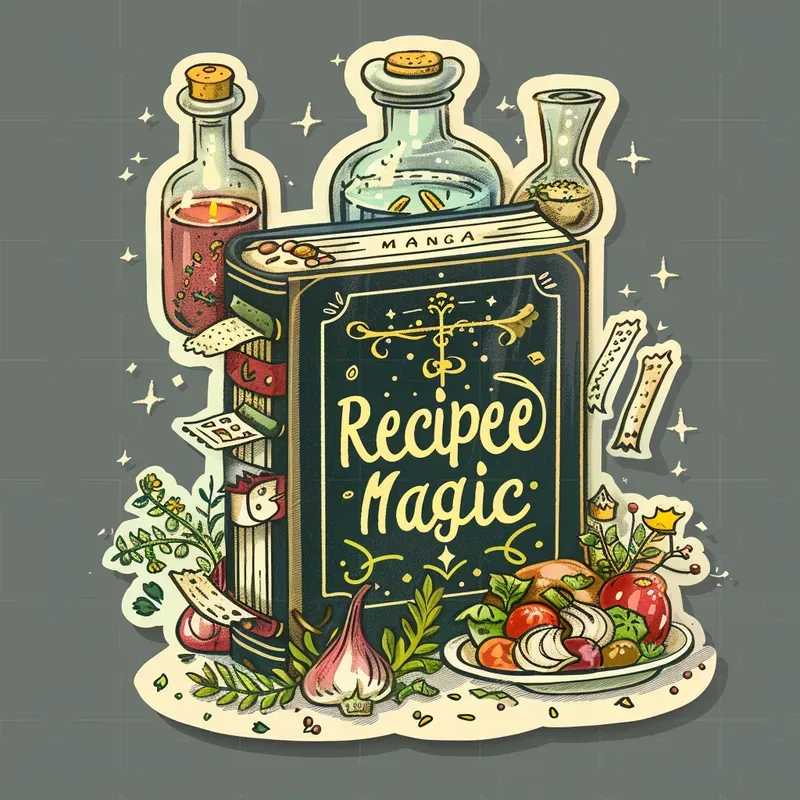 Culinary Whimsy Adventure Stickers