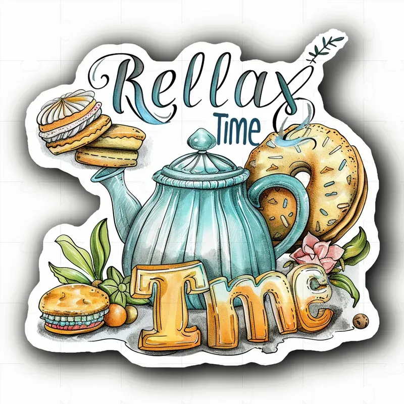 Culinary Whimsy Adventure Stickers