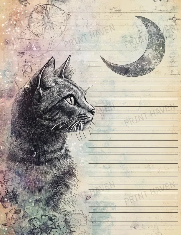 Dark Junk Journal Pages