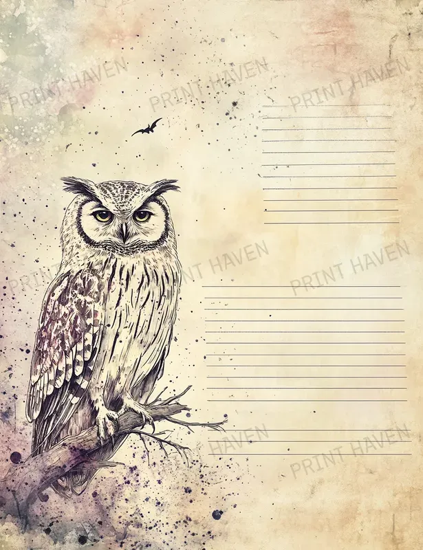 Dark Junk Journal Pages